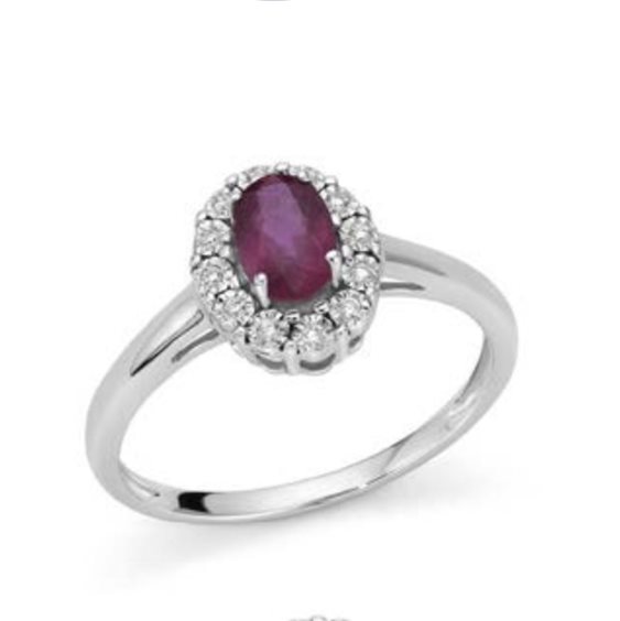 Anello Oro Gioia Donna in Oro Rubino 0.80 Ct OAR12415.006 - OAR12415.006